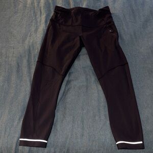 Lululemon Black 23 Inch Running Leggings